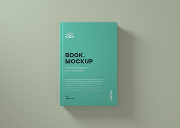 Top View Book PSD Mockup